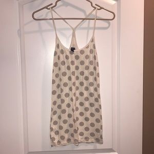 American Eagle polka dot tank